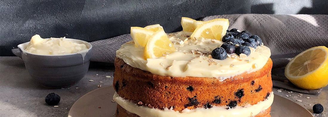 Fruchtig-Frischer Frühling: Zitronen-Blaubeer Kuchen