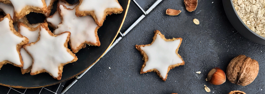 Zimtsterne aus Hafer