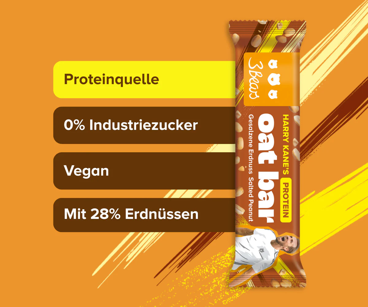Harry Kane’s Protein Oat Bar – Salted Peanut VE16