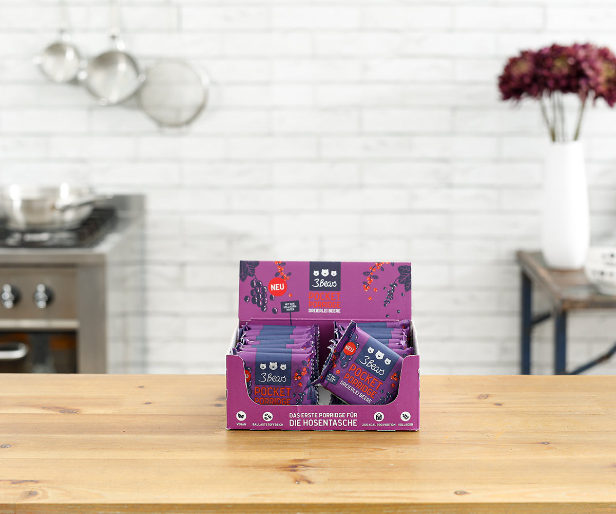 Pocket Porridge Dreierlei Beere VE16