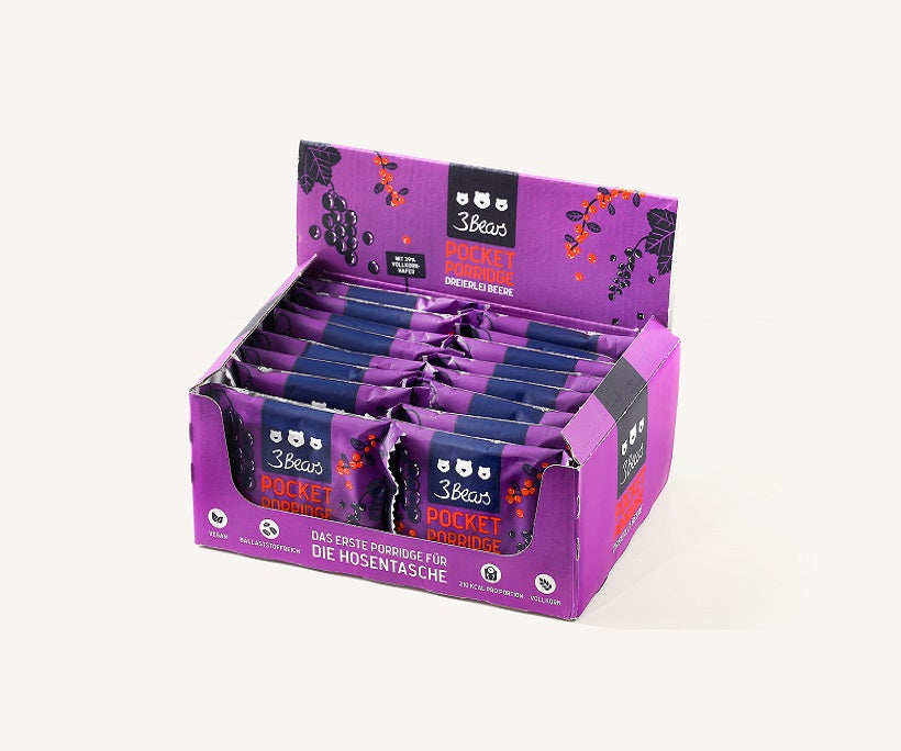 Pocket Porridge Dreierlei Beere VE16
