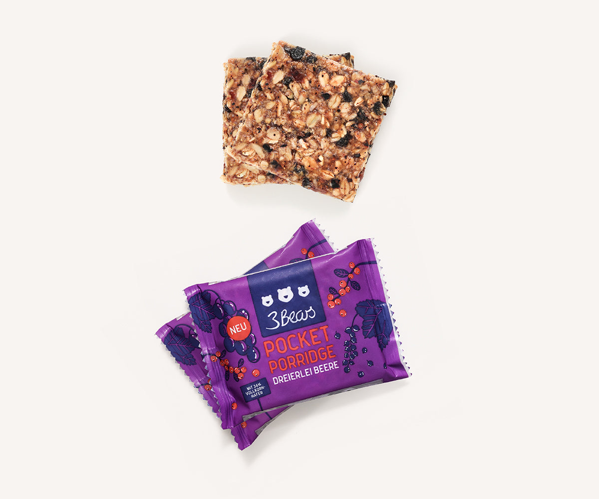 Pocket Porridge Dreierlei Beere VE16