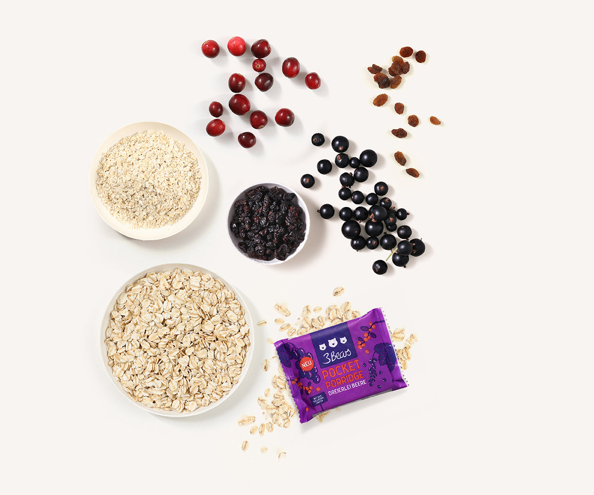 Pocket Porridge Dreierlei Beere VE16