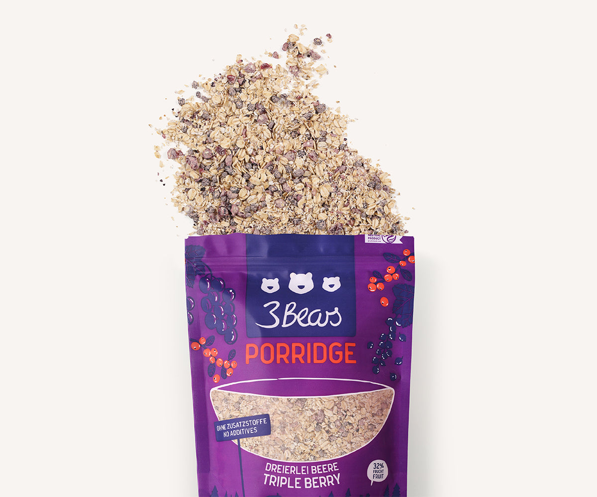 Dreierlei Beere Porridge 400g VE6