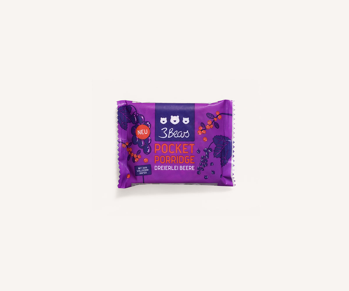 Pocket Porridge Dreierlei Beere VE16