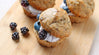 Bananen-Muffins mit cremiger Füllung