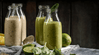 Grüner Mango Smoothie mit Mohniger Banane