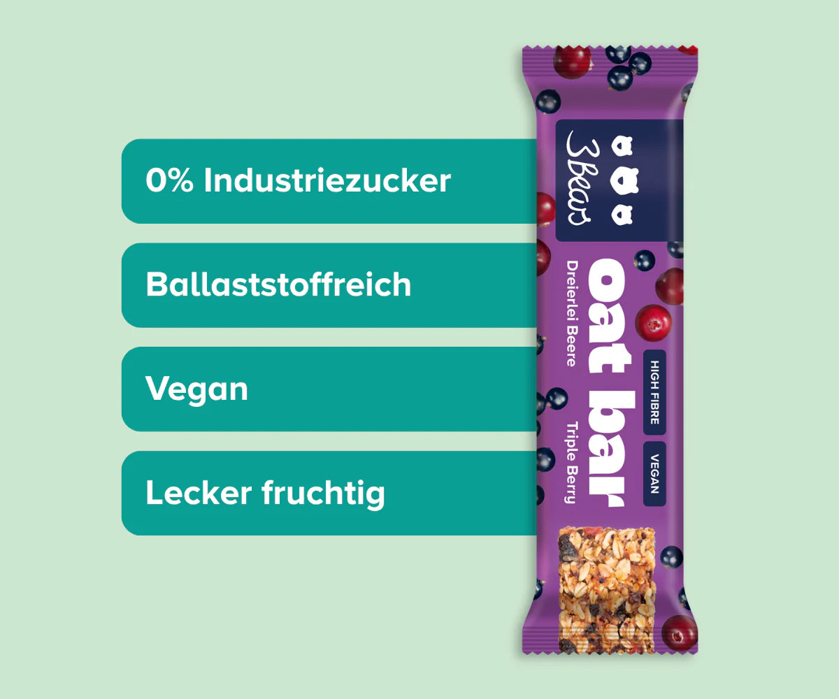 Oat Bar – Dreierlei Beere VE16