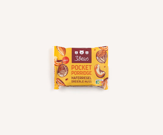 Pocket Porridge Dreierlei Nuss VE16