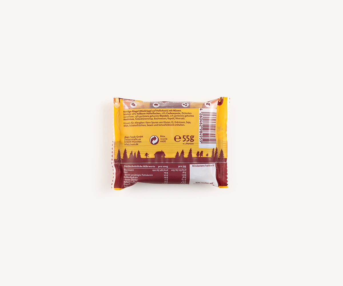 Pocket Porridge Dreierlei Nuss VE16