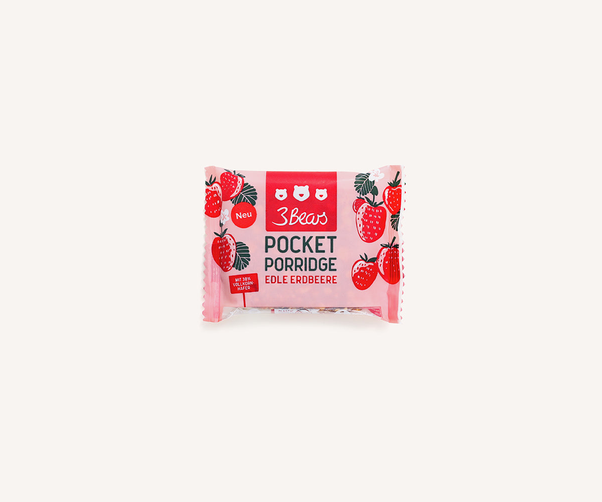Pocket Porridge Edle Erdbeere VE16